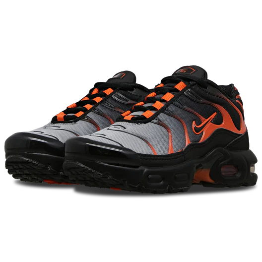 NIKE AIR MAX PLUS 1 TUNED BLACK/TEAM ORANGE