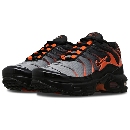 NIKE AIR MAX PLUS 1 TUNED BLACK/TEAM ORANGE