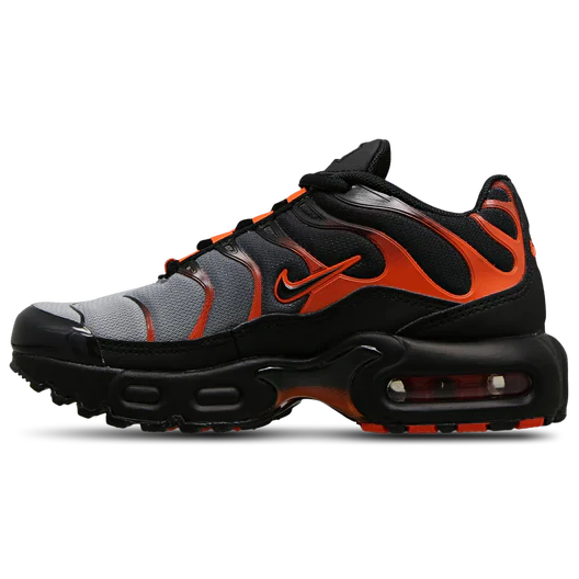 NIKE AIR MAX PLUS 1 TUNED BLACK/TEAM ORANGE