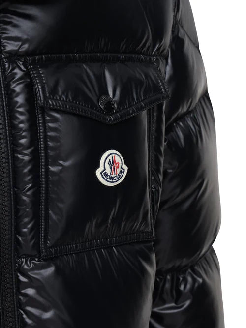 MONCLER Montbeliard nylon laque down jacket