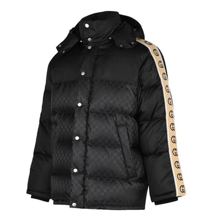 GUCCI GG JACQUARD NYLON PADDED COAT