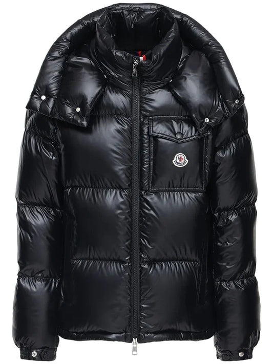 MONCLER Montbeliard nylon laque down jacket