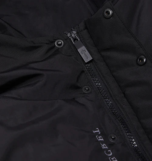 TRAPSTAR DECODED HOODED PUFFER 2.0 JACKET - BLACK