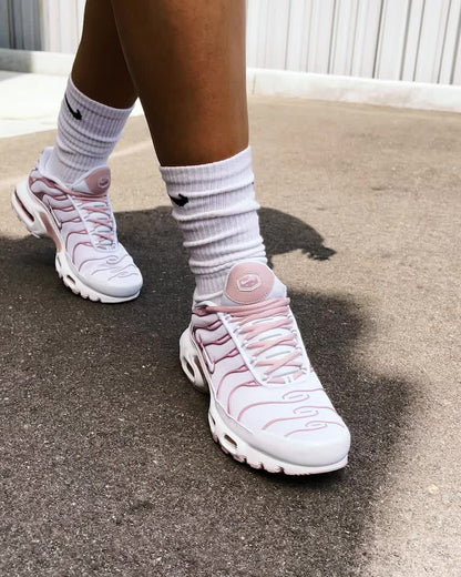 NIKE TN AIR MAX PLUS WHITE PINK RISE